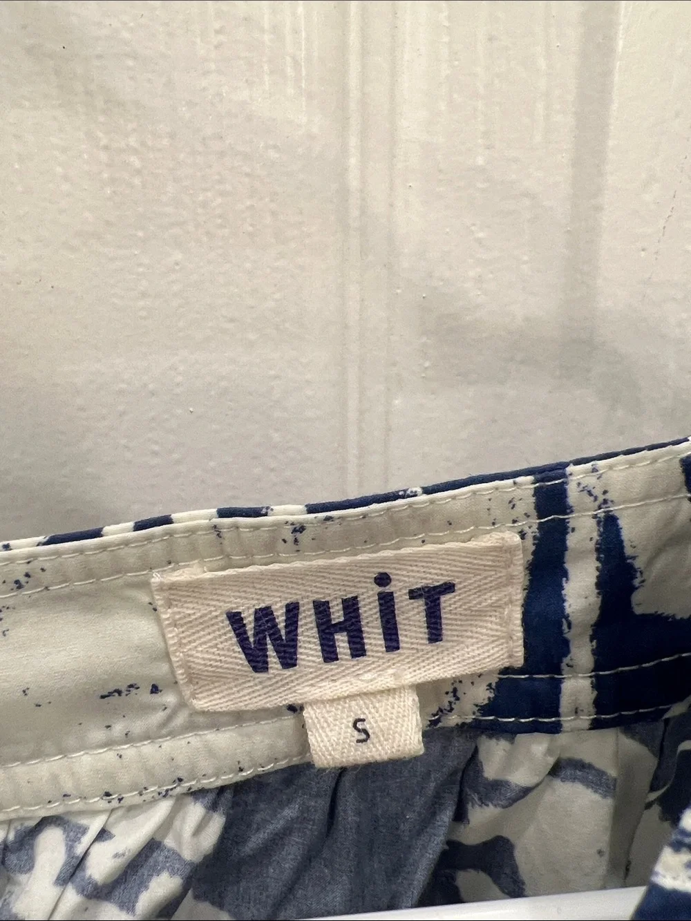 WHIT Blue and White Matisse-like Print Dress - Picture 5 of 10